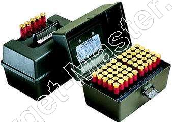 MTM Case-Gard  -  Munitie Bewaar Doos  -  Hagel kaliber 12  -  type SF100  -  inhoud 100  -  kleur Camo